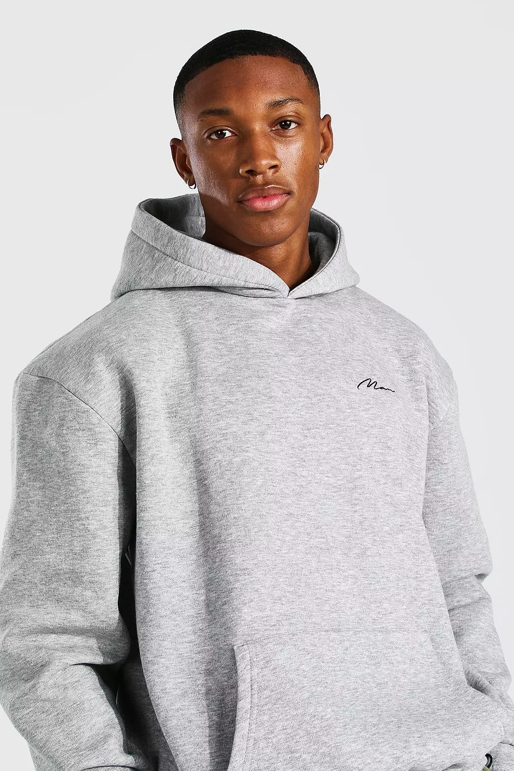 Grijze best sale oversized hoodie